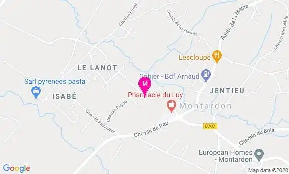 Localisation Dr Caroline Laffort