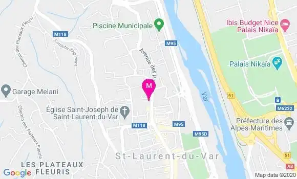 Localisation Dr Martine Giraud Gies
