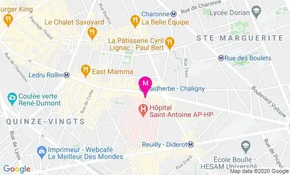 Localisation Dr Najim Christophe Chafai