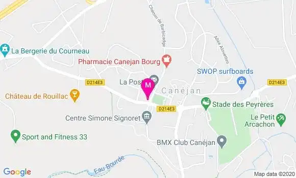 Localisation Dr Sandrine Jacquet Baratchart