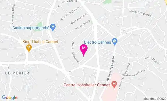 Localisation Dr Claude Maria