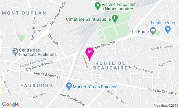 Localisation Dr Annie Peyronnel