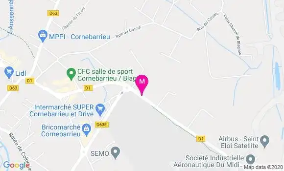 Localisation Dr Monique Faure