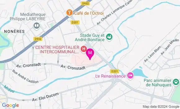 Localisation Dr Claude Chaussende