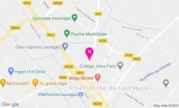 Localisation Dr Michel Castaing