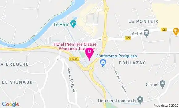 Localisation Dr Catherine Nercam Roumy