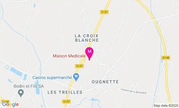 Localisation Dr Thierry Voisin