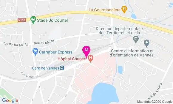 Localisation Dr Elisabeth Guery Fray