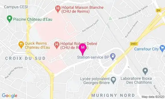 Localisation Dr Christelle Jouannaud