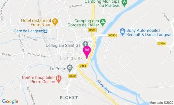 Localisation Dr Philippe Sarrou