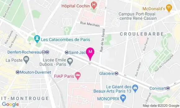 Localisation Dr Jean Derouineau