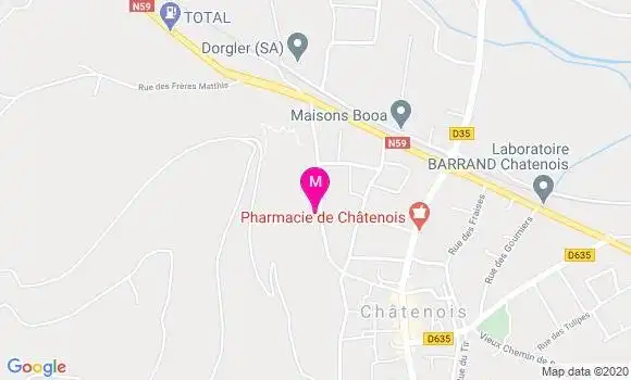 Localisation Dr Isabelle Grall