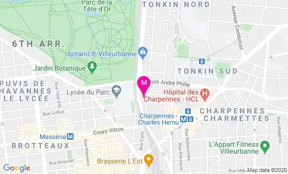 Localisation Dr Eric Fontaumard