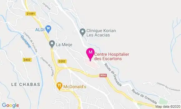 Localisation Dr Christine Le Nair