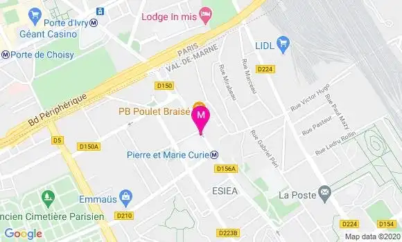 Localisation Dr Philippe Gnana