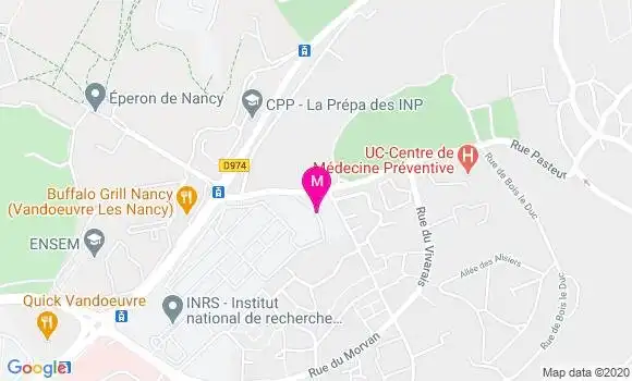 Localisation Dr Philippe Peytour