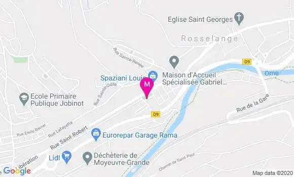 Localisation Dr Claude Ridolfi