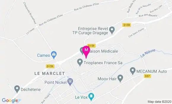 Localisation Dr Didier Leblanc