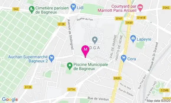 Localisation Dr Catherine Bagot de Wailly