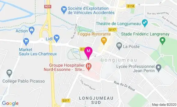 Localisation Dr Anne Cécile Couchard