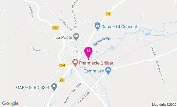 Localisation Dr Solange Lespes Meunier