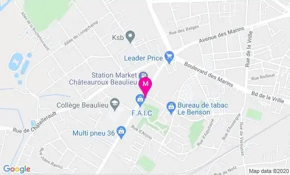 Localisation Dr Lionel Brousse