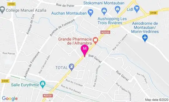 Localisation Dr Arnaud Bastit