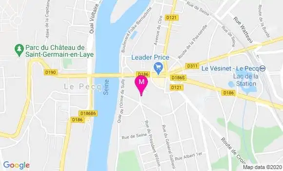 Localisation Dr Brigitte Defives Bourrianne