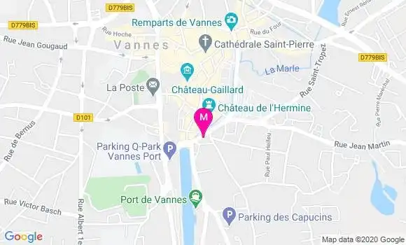 Localisation Dr Philippe Cadoret