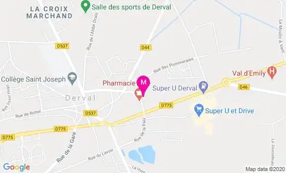 Localisation Dr Bénédicte Marchand