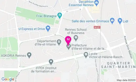 Localisation Dr France Audebourg
