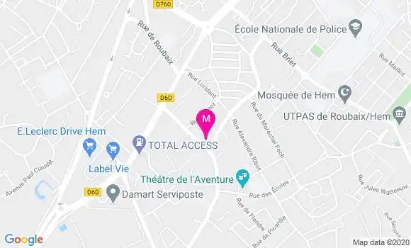 Localisation Dr Brigitte Aelbrecht Duhamel
