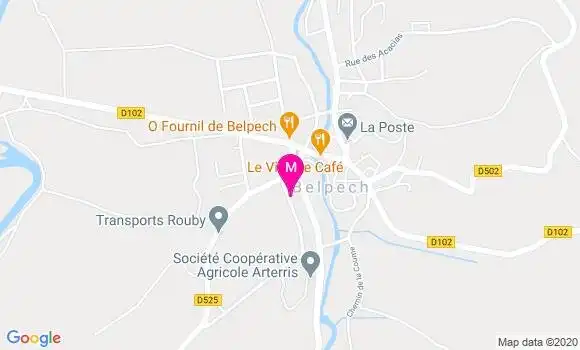 Localisation Dr Catherine Sembel