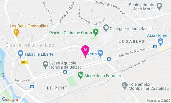 Localisation Dr Yvan Costes