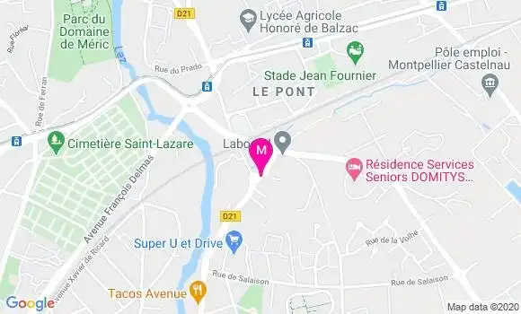 Localisation Dr Isabelle Delmas