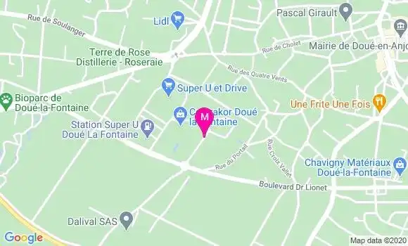 Localisation Dr Françoise Paty Chauveau