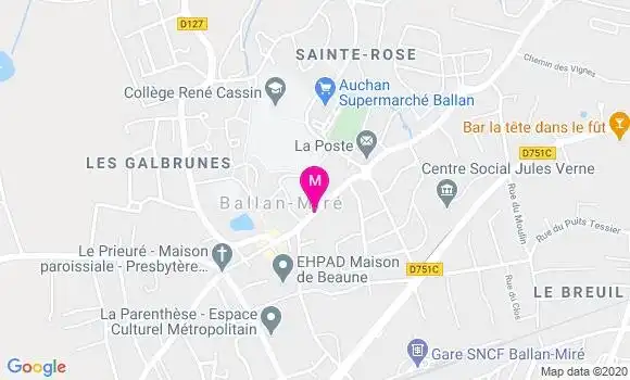 Localisation Dr Thierry Lepetit