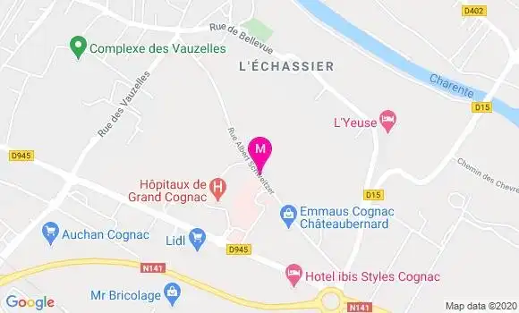 Localisation Dr Jean Charles Martin