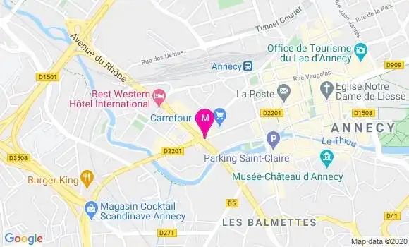 Localisation Dr Denis Hernette