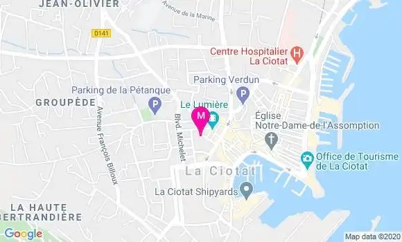 Localisation Dr Olivier Baby