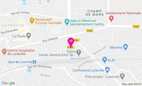 Localisation Dr Jean Luc Weber