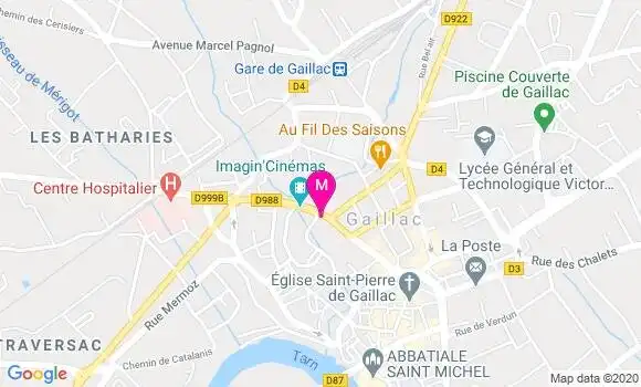 Localisation Dr François Auriol