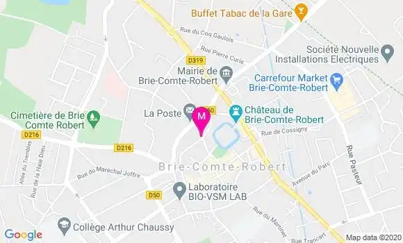 Localisation Dr Marie France Boungou