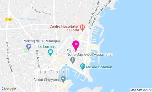Localisation Dr Frank Dodero