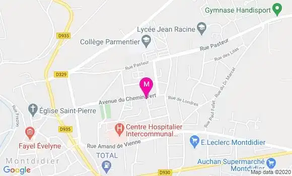 Localisation Dr Christophe Carton