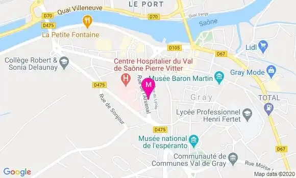 Localisation Dr Jean Manuel Voltz