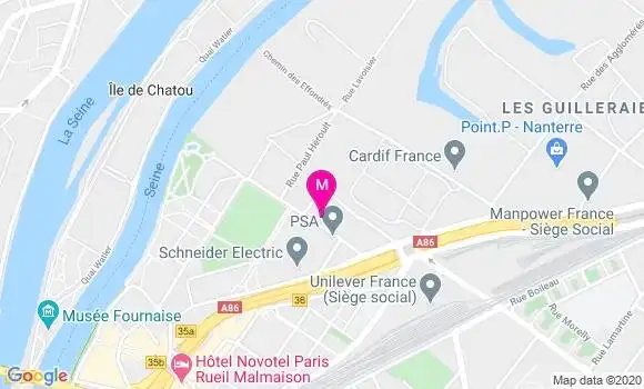 Localisation Dr Nadine Ladarre