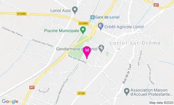 Localisation Dr Daniel Bernard