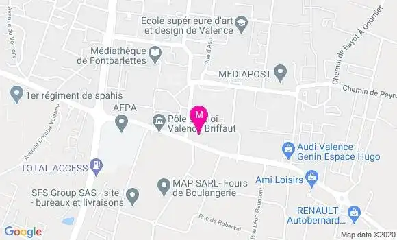 Localisation Dr Lucia Tichadou