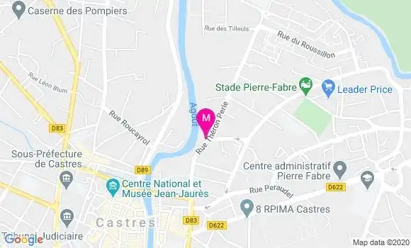 Localisation Dr Philippe Fauré